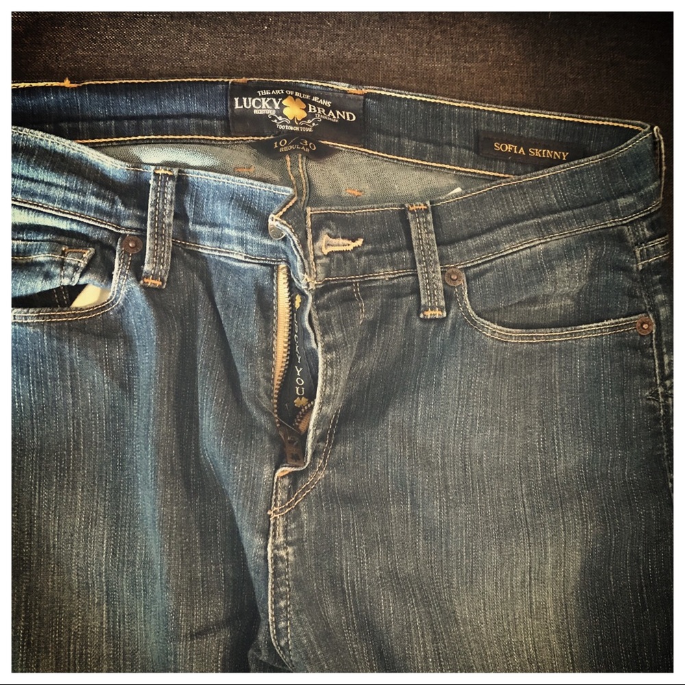 GUC LUCKY BRAND SOFIA SKINNY JEANS SIZE 10/30